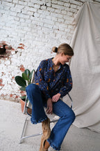Maria Cowboy Navy Shirt