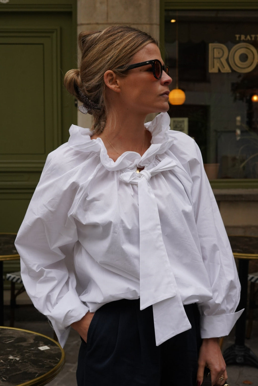 Madeleine Blouse White