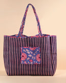 Sac Cabas Deepa - Purple Sunflower