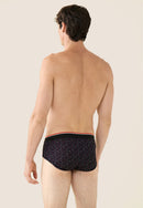 Slip À Motif - Terrible Petits Carres Noir