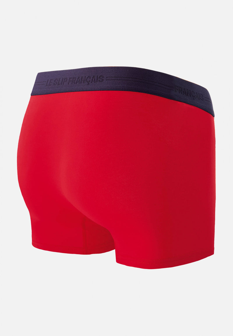 Marius Rouge Cerise - Boxer En Coton