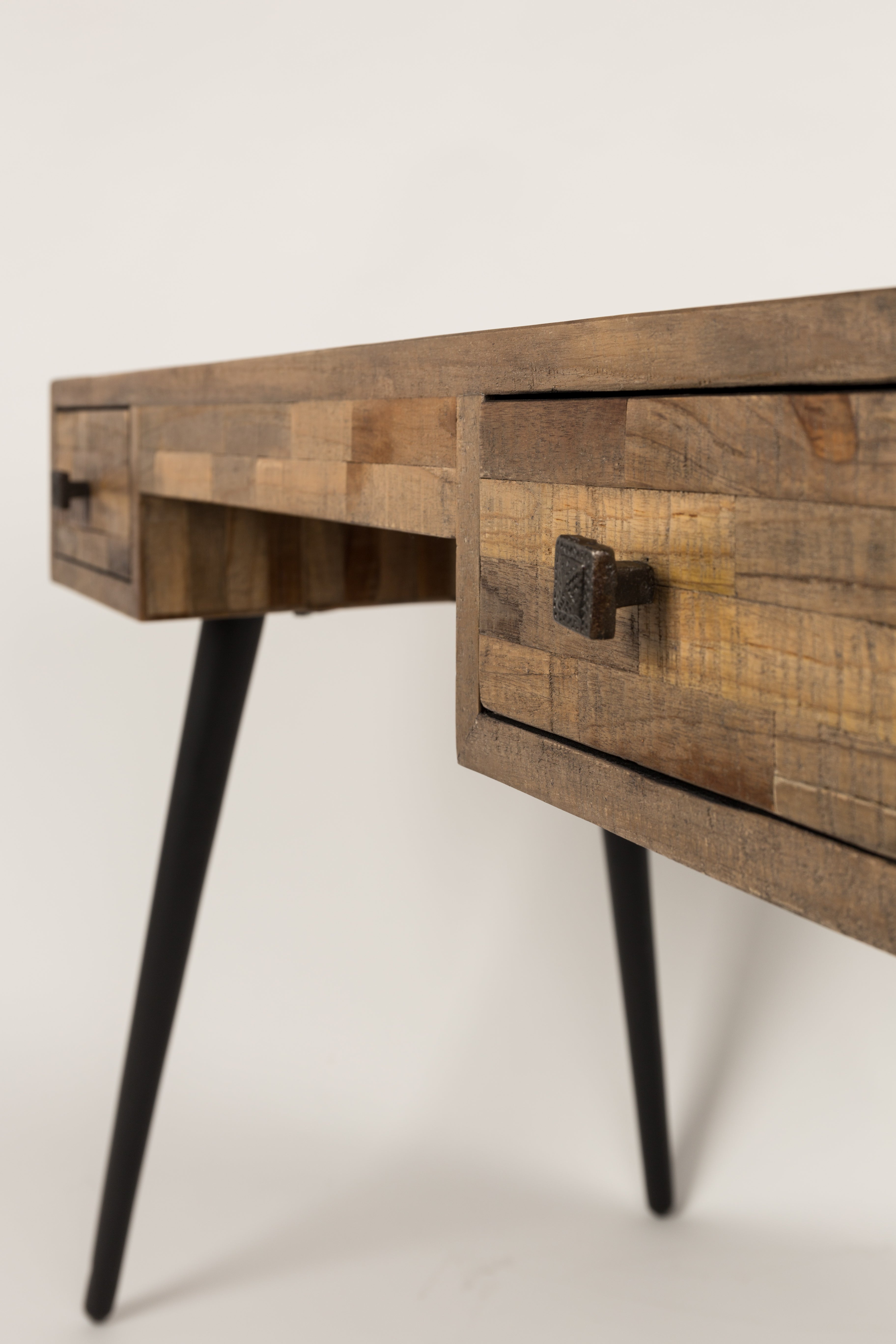 Leo - Desk - Teak - Brown