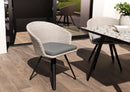 Vick - Chaise De Jardin - Rotin Synthétique - Noir/Gris