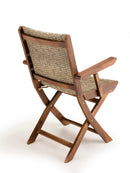 Vick - Lot De 2 Fauteuils Jardin - Rotin Synthétique - Taupe/Marron