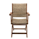 Vick - Lot De 2 Fauteuils Jardin - Rotin Synthétique - Taupe/Marron