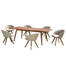 Vick - Salon De Jardin - Acacia - Taupe/Marron/Beige