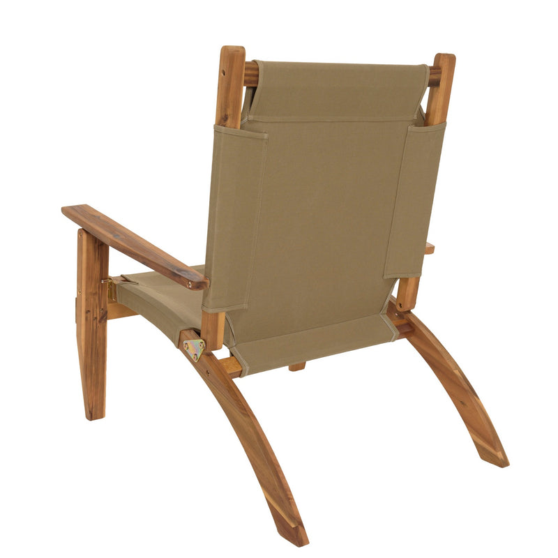 Vick - Salon De Jardin - Acacia - Taupe/Marron