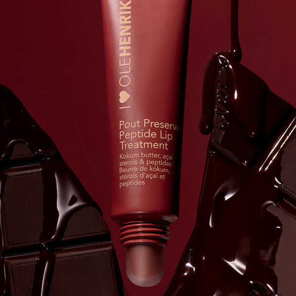 Tratamiento labial con péptidos Pout Preserve - Crema de cacao