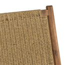 Vick - Salon De Jardin - Acacia/Rotin Synthétique - Marron/Taupe