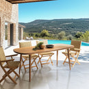 Vick - Table De Jardin - Angélique (Basralocus) - Marron