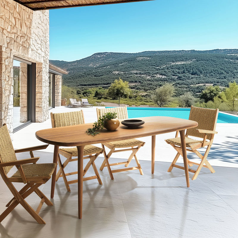 Vick - Table De Jardin - Angélique (Basralocus) - Marron