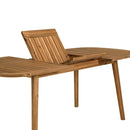 Vick - Salon De Jardin - Acacia/Rotin Synthétique - Marron/Taupe