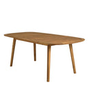 Vick - Salon De Jardin - Acacia/Rotin Synthétique - Marron/Taupe