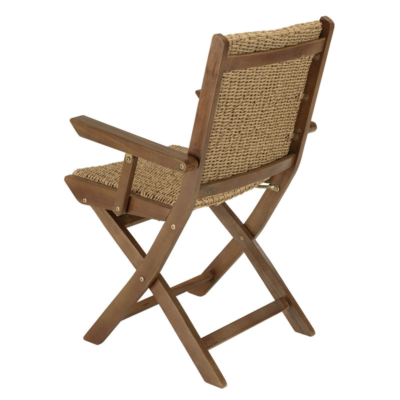 Vick - Salon De Jardin - Marron/Taupe