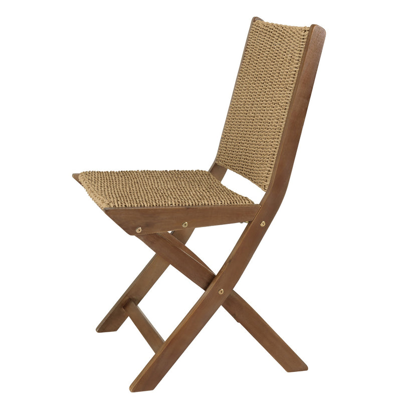Vick - Salon De Jardin - Marron/Taupe