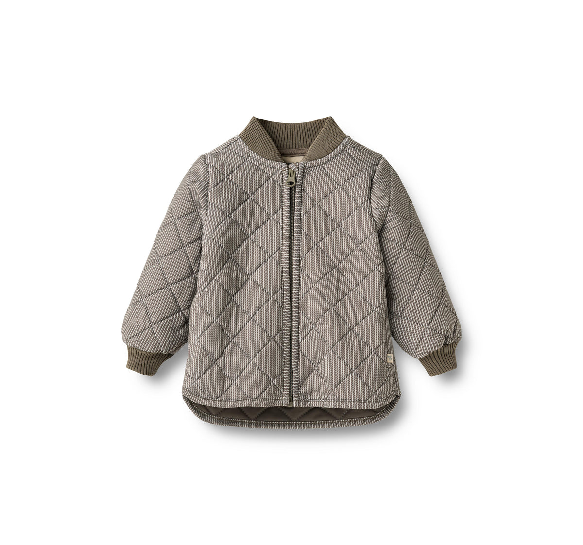 Chaqueta térmica Loui - Rayas marrones