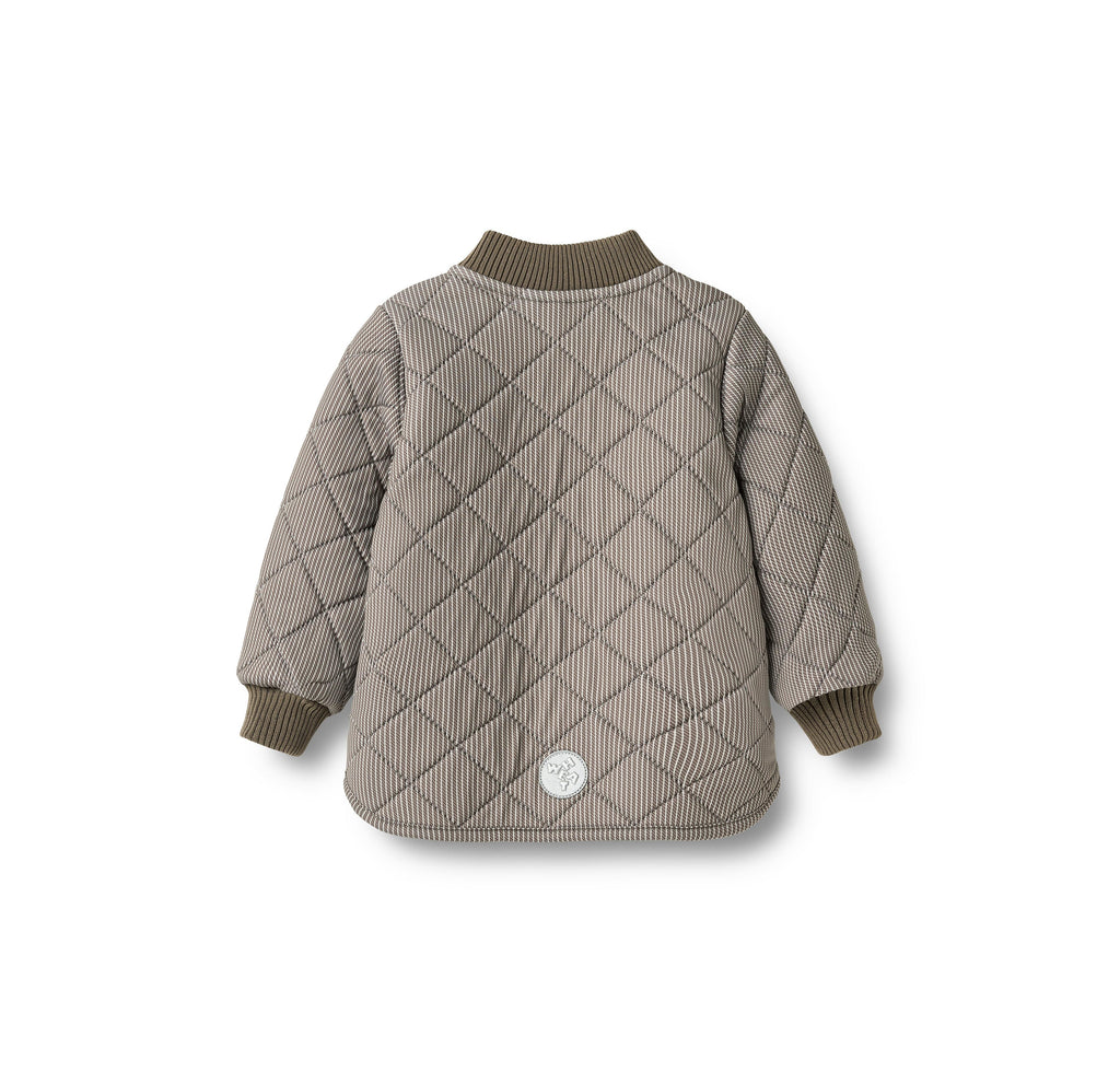 Chaqueta térmica Loui - Rayas marrones