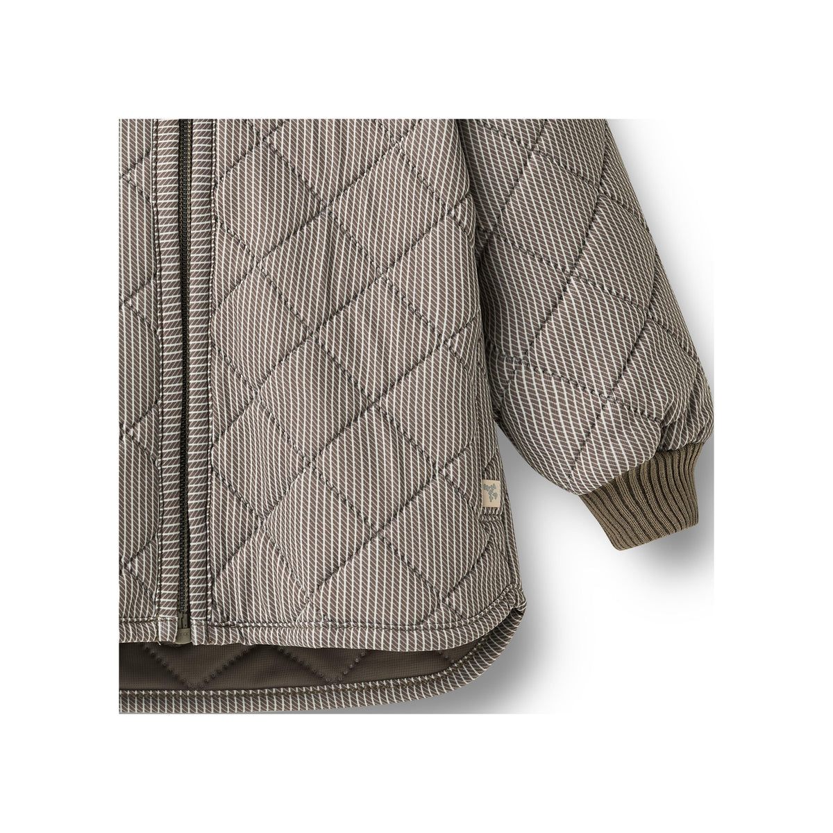 Chaqueta térmica Loui - Rayas marrones