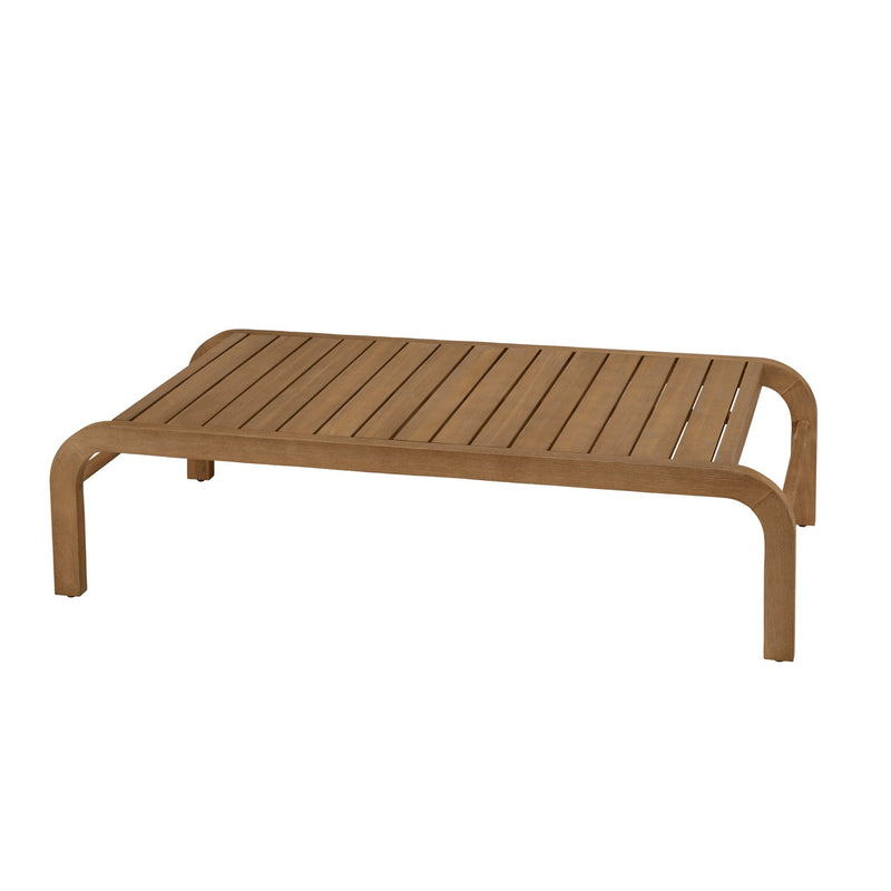 Celestin - Salon De Jardin - Acacia/Corde Polypropylène/Tissu Polyester/Mousse Polyuréthane/Fibre Polyester - Beige/Gris/Marron
