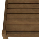 Celestin - Salon De Jardin - Acacia/Corde Polypropylène/Tissu Polyester/Mousse Polyuréthane/Fibre Polyester - Vert/Gris/Marron