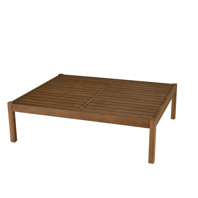 Celestin - Salon De Jardin - Acacia/Corde Polypropylène/Tissu Polyester/Mousse Polyuréthane/Fibre Polyester - Vert/Gris/Marron