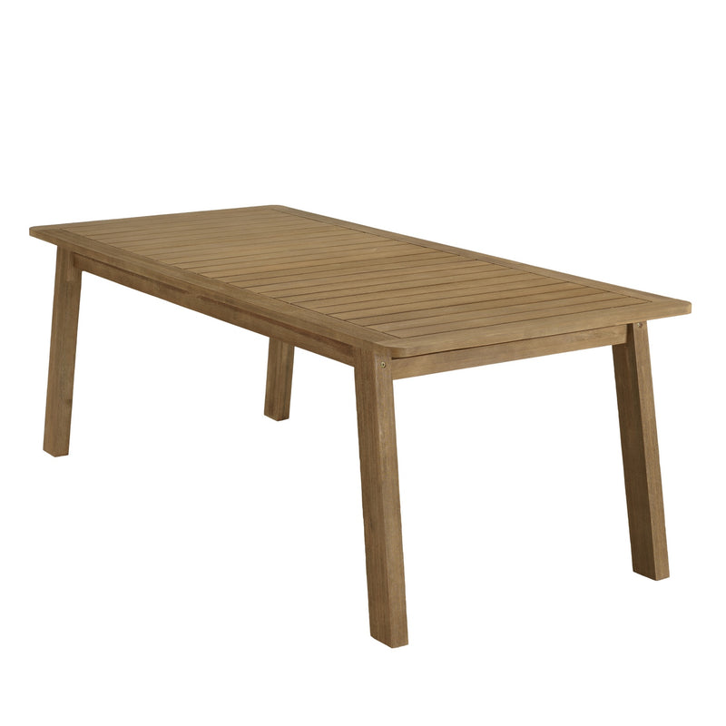 Celestin - Salon De Jardin - Acacia/Corde Polypropylène/Tissu Polyester/Mousse Polyuréthane/Fibre Polyester - Beige/Gris/Marron