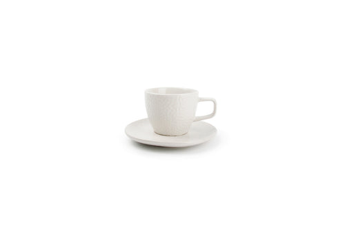 Mielo - Set De 4 Tasses À Moka - Grès - Blanc