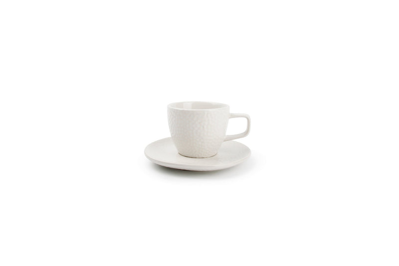 Mielo - Set De 4 Tasses À Moka - Grès - Blanc