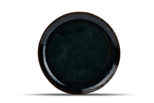 Mielo - Set De 4 Assiettes Plates - Grès - Bleu/Vert