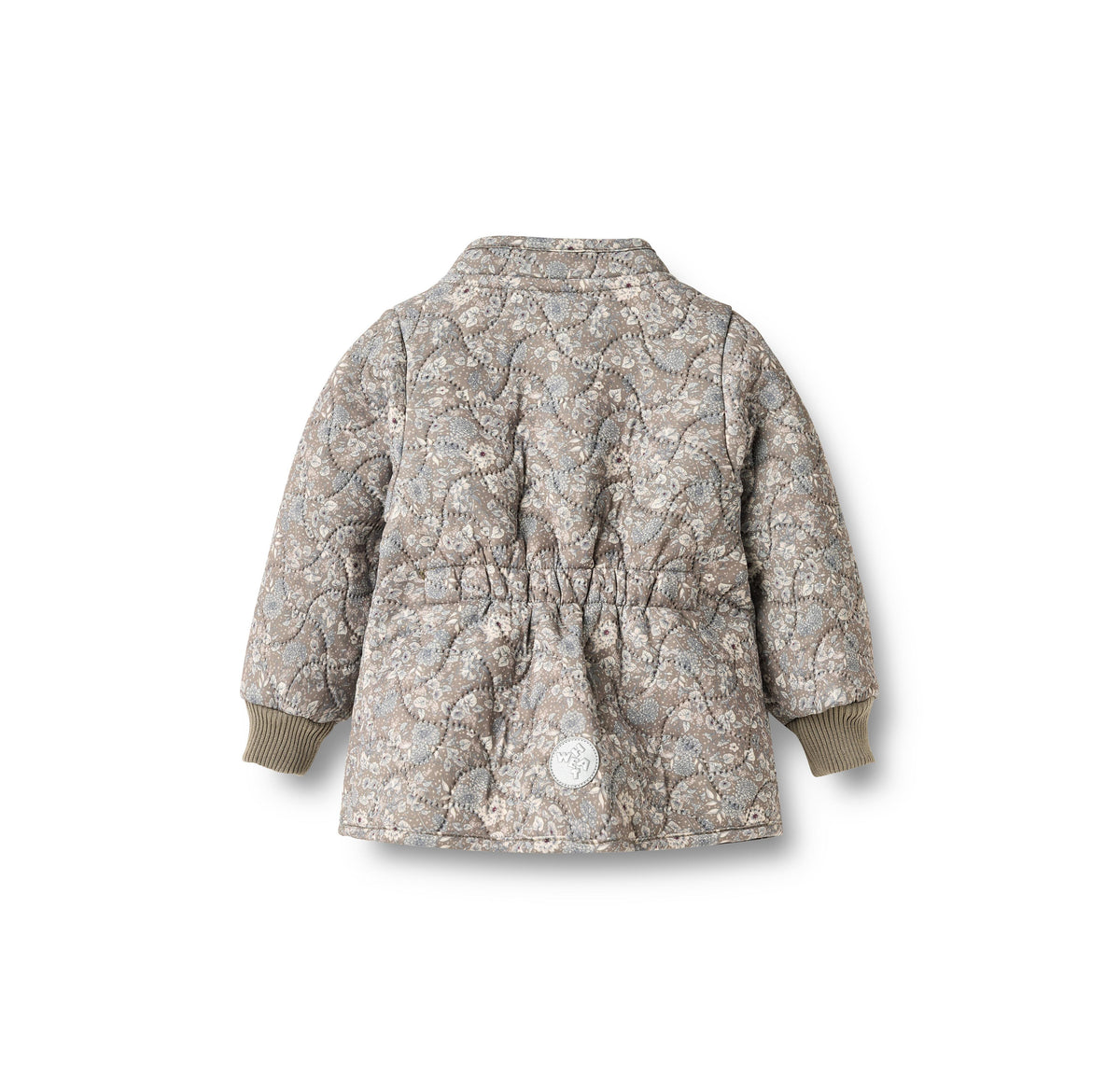 Giacca termica Thilde - Fiori grigio pietra