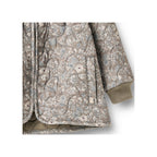 Giacca termica Thilde - Fiori grigio pietra