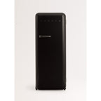 Retro Fridge 281L - Retro Fridge - Black with Black Handles