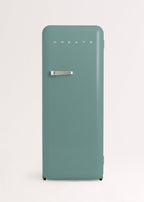 Fridge Retro 281L - Frigorífico De Estilo Retro - Sage# Plata