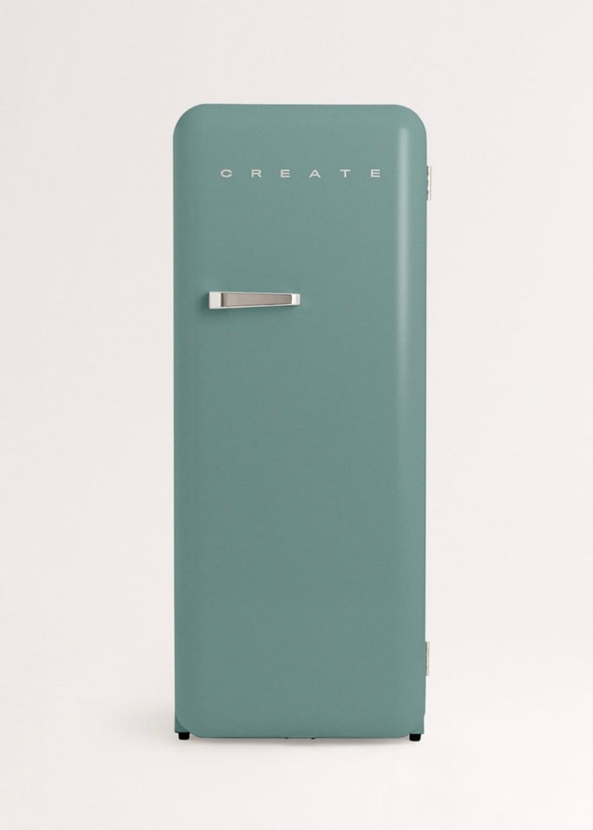 Fridge Retro 281L - Frigorífico De Estilo Retro - Sage# Plata