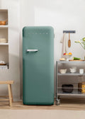Fridge Retro 281L - Frigorífico De Estilo Retro - Sage# Plata