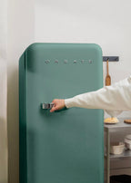 Fridge Retro 281L - Frigorífico De Estilo Retro - Sage# Plata