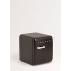 Retro Fridge 48L - Réfrigérateur Rétro - Noir Poignées Or