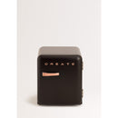 Retro Fridge 48L - Retro Fridge - Black Rose Gold Handles