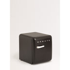 Retro Fridge 48L - Retro Refrigerator - Black Marble Handles