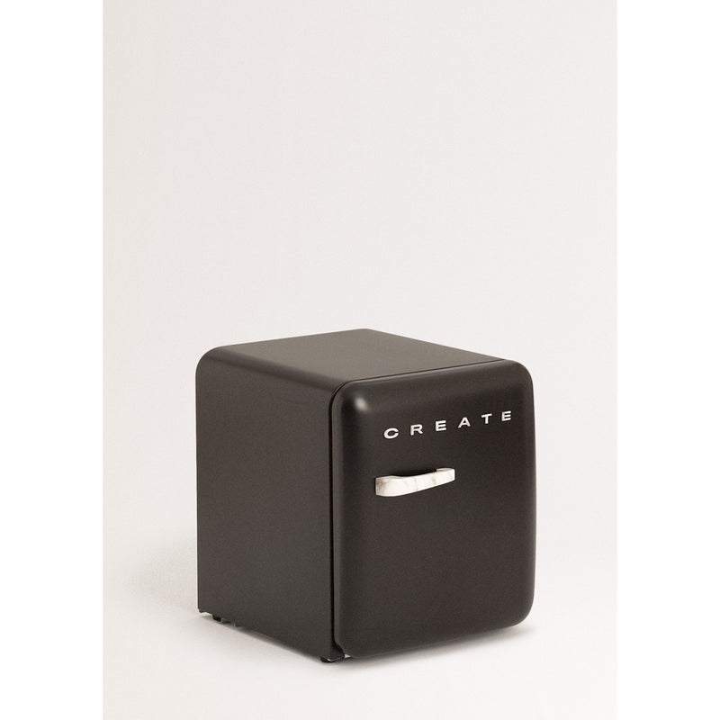 Frigorífico Retro 48L - Frigorífico Retro - Tiradores de Mármol Negro