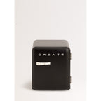 Retro Fridge 48L - Retro Refrigerator - Black Marble Handles