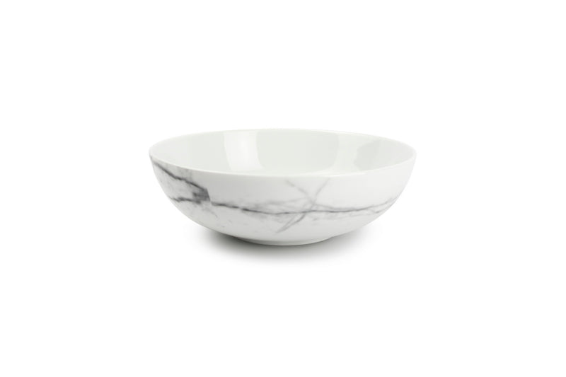 Stone - Set De 4 Bols Marble - Porcelaine - Blanc