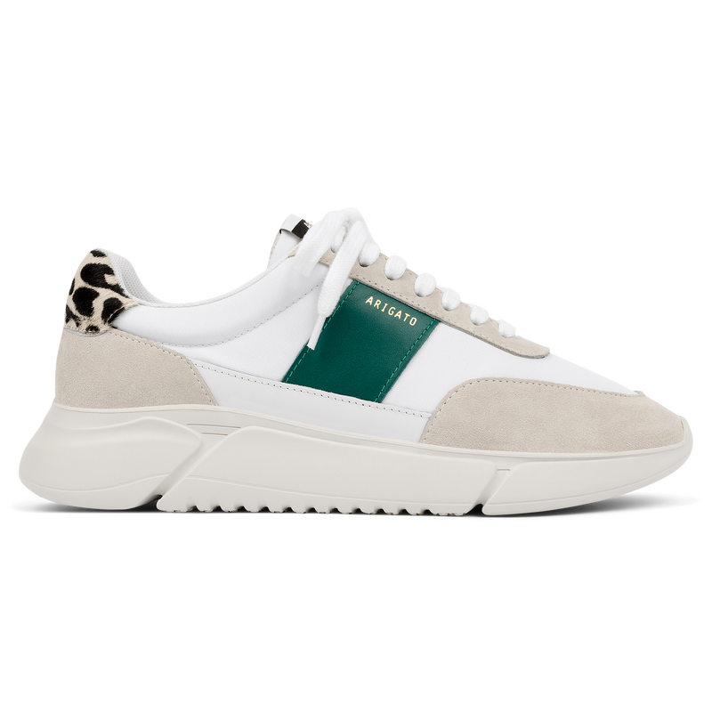 Genesis Vintage Runner - White/Kale Green - Women