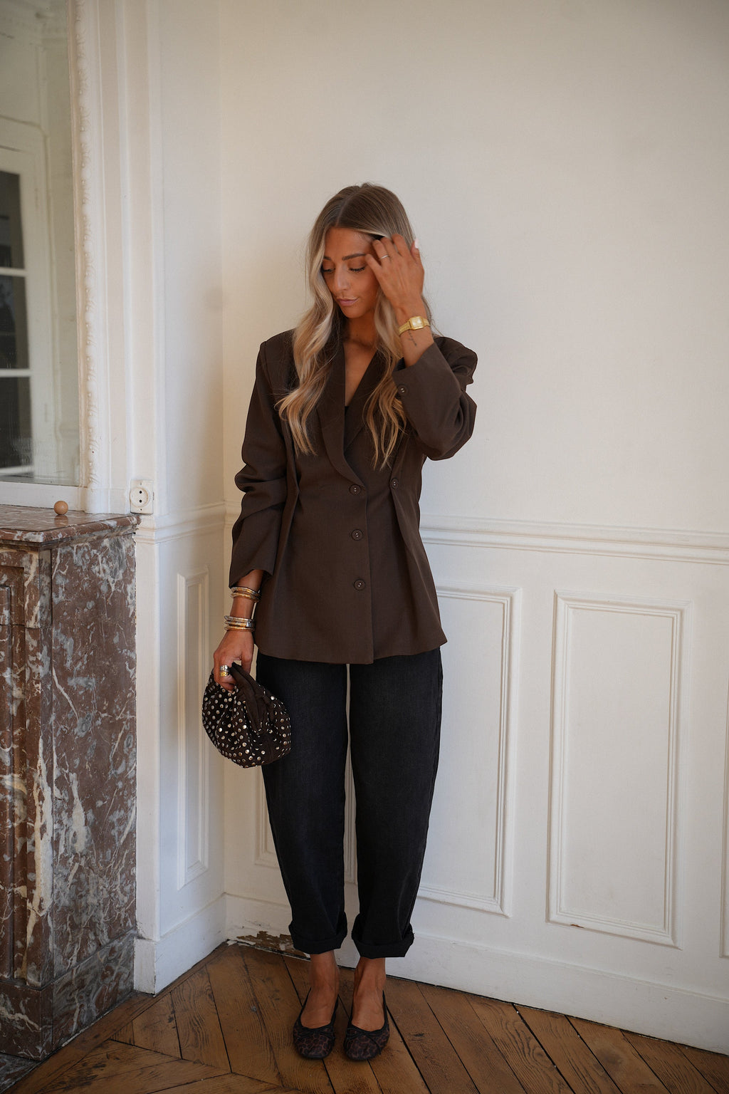 Blazer Avvitato Chelsy - Cioccolato