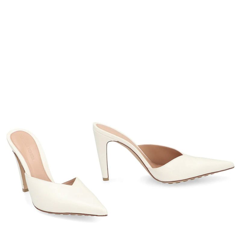 Mules - Bottega Veneta Leather - White