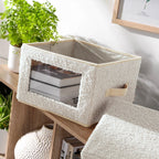 Storage Box - Fabric - Ecru