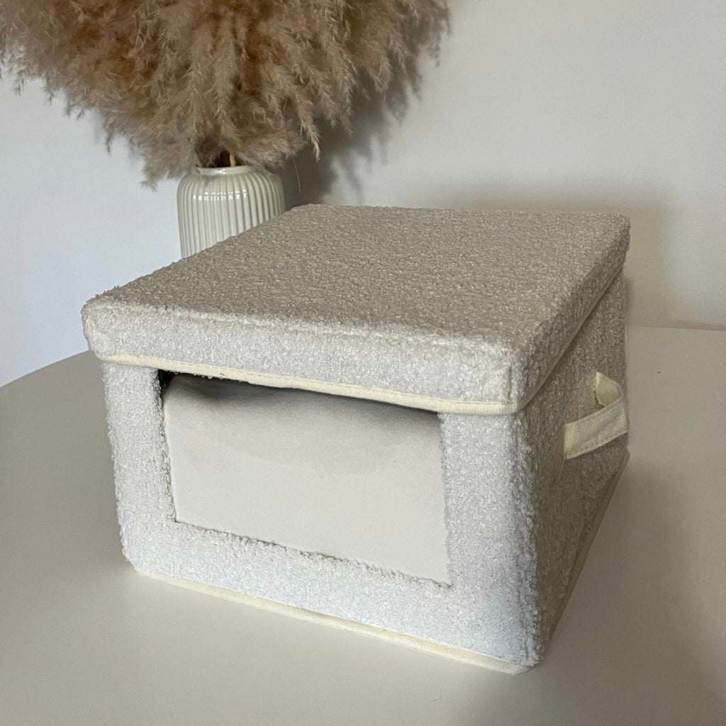 Storage Box - Fabric - Ecru