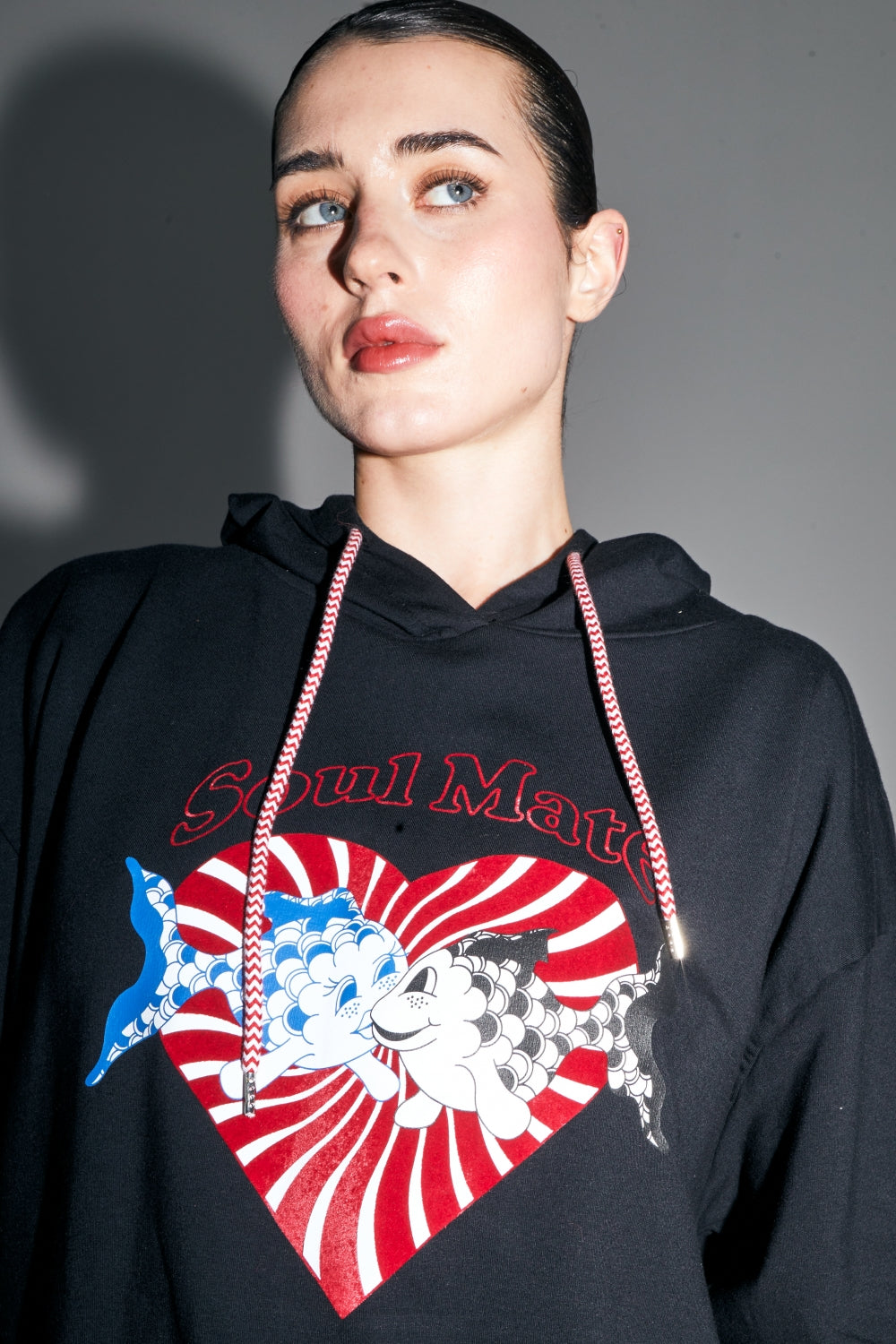 Sudadera con capucha de algodón orgánico The Kira Soul Mate