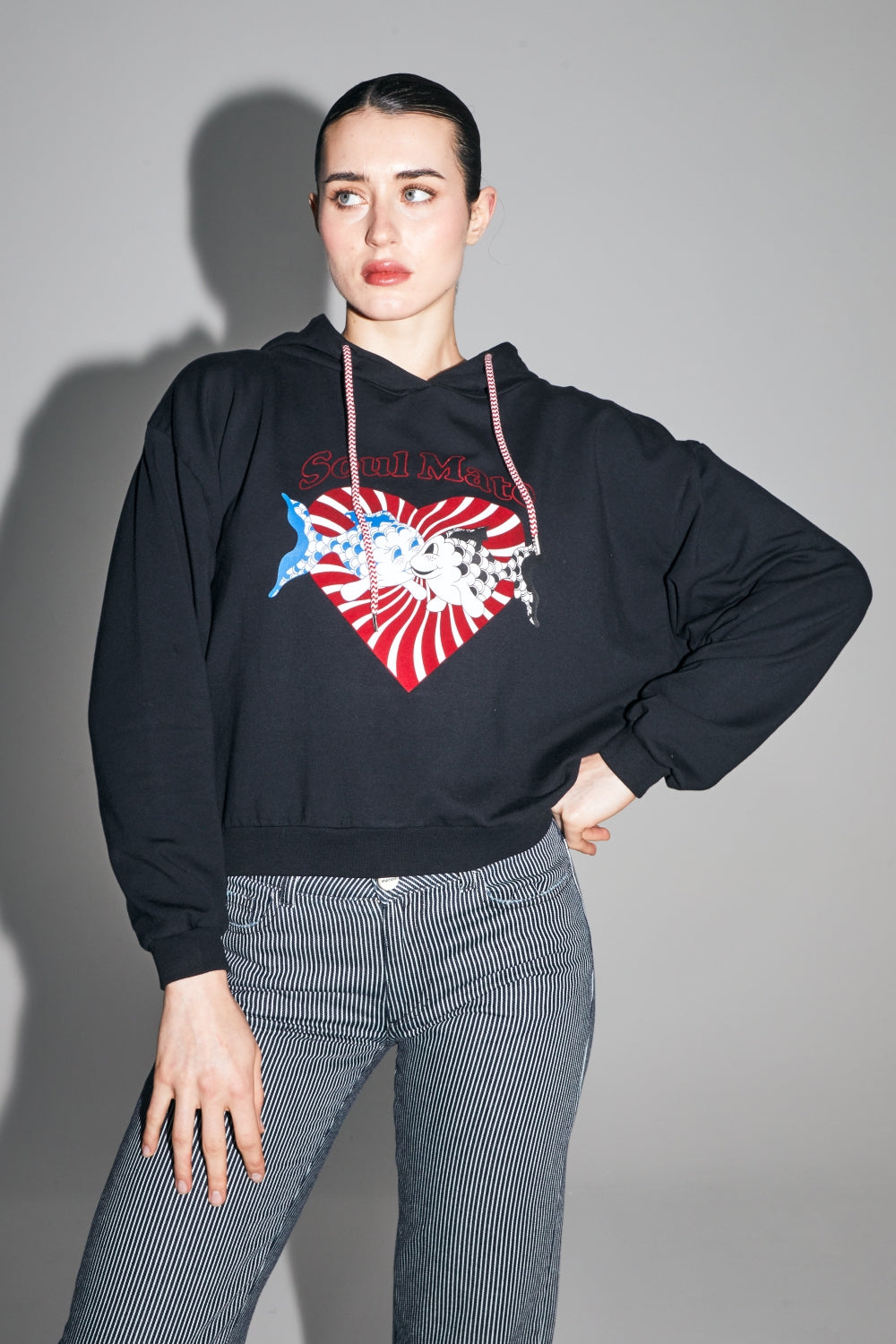 Sudadera con capucha de algodón orgánico The Kira Soul Mate