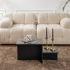 Harmony Living Room Coffee Table - Black Wood